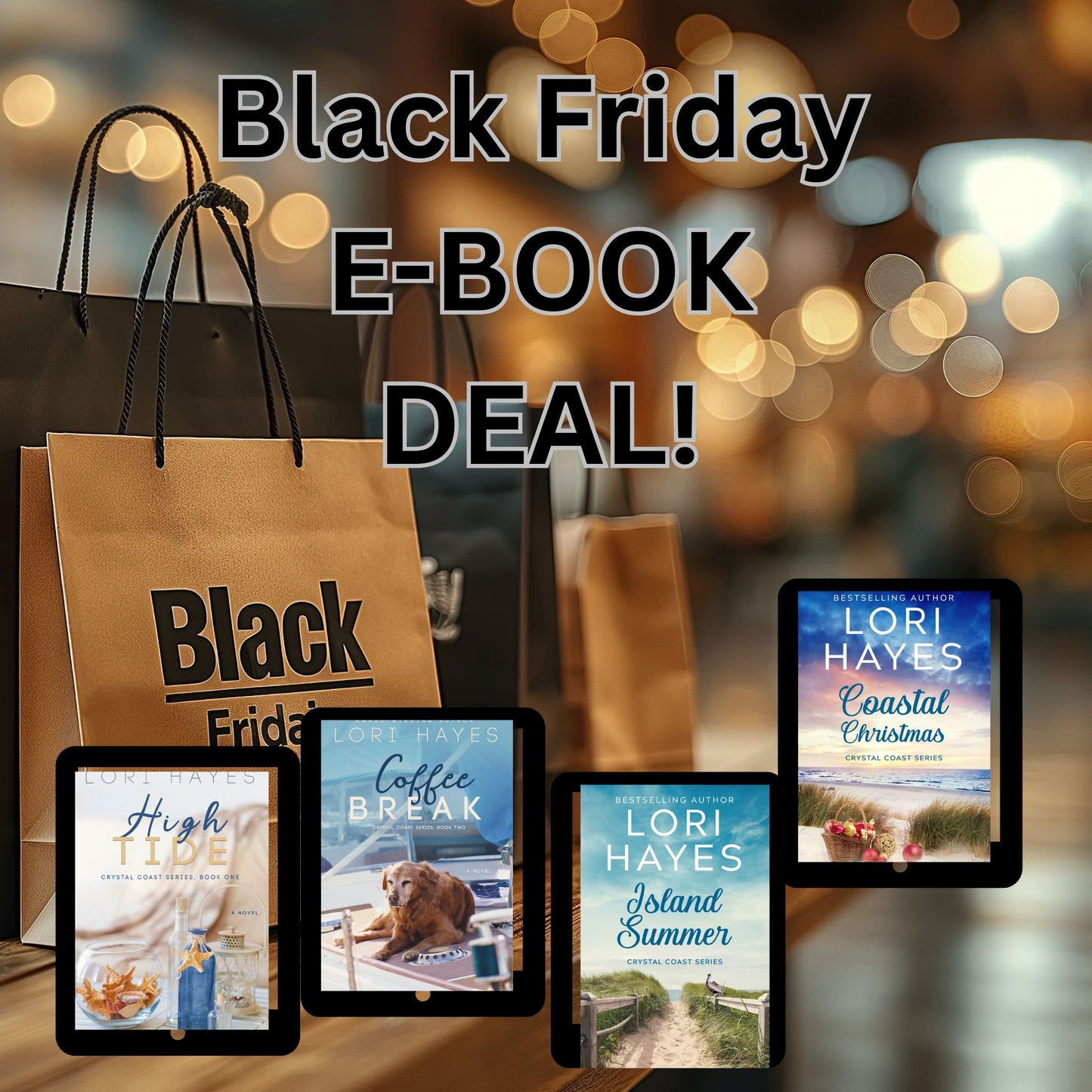Black Friday Special -- 4 Crystal Coast E-Books